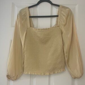 J. Crew Square Neck Blouse